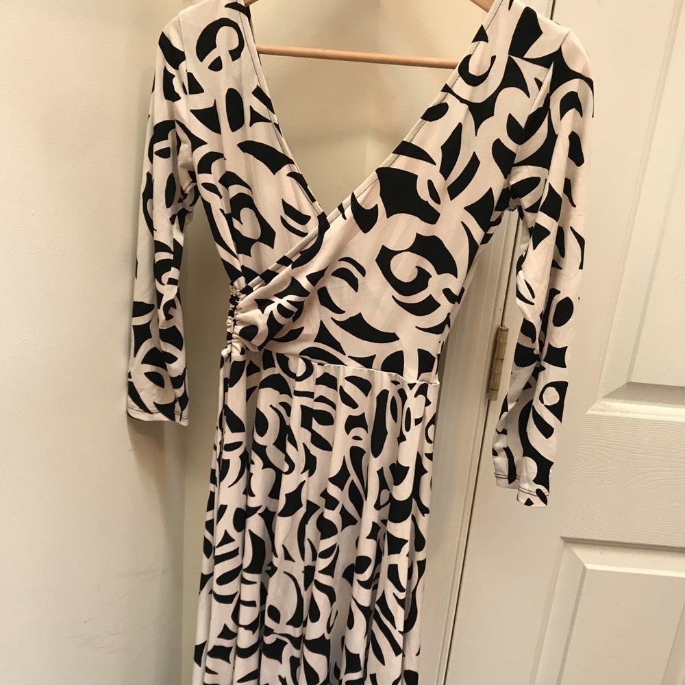 Black and White Dress